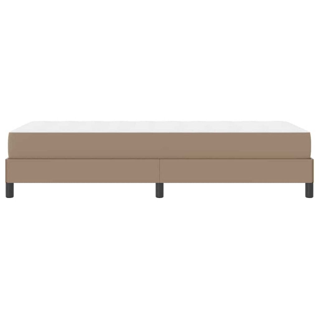 vidaXL Κρεβάτι Άλλο Καπουτσίνο 100 x 200 cm Τεχνητό δέρμα