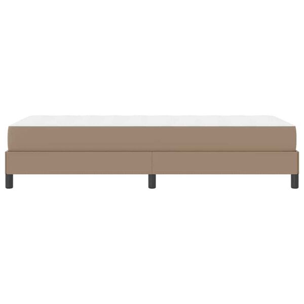 vidaXL Κρεβάτι Άλλο Καπουτσίνο 100 x 200 cm Τεχνητό δέρμα