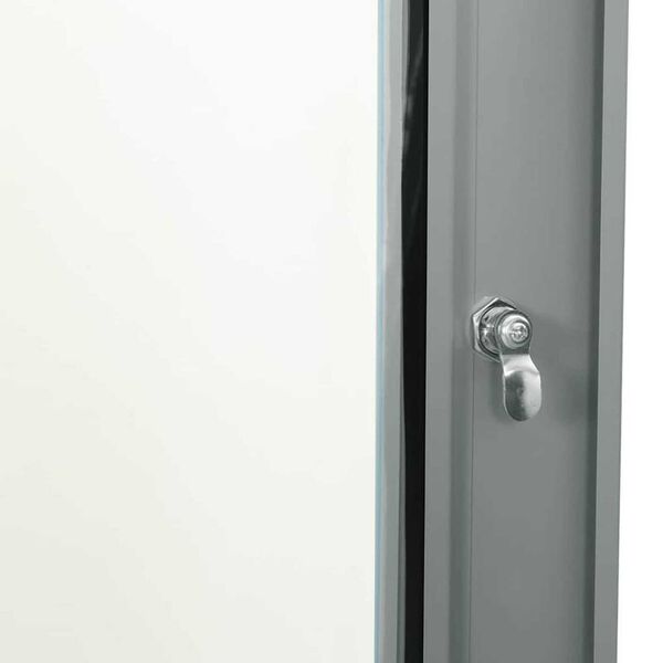 vidaXL Ντουλάπα δικτύου με αποθήκευση Γκρι 60 x 45 x 28 εκ Ατσάλι
