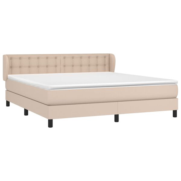 vidaXL &Kappa;&rho;&epsilon;&beta;ά&tau;&iota; Boxspring &mu;&epsilon; &Sigma;&tau;&rho;ώ&mu;&alpha; &Kappa;&alpha;&pi;&omicron;&upsilon;&tau;&sigma;ί&nu;&omicron; 180x200 &epsilon;&kappa;. &Sigma;&upsilon;&nu;&theta;. &Delta;έ&rho;&mu;&alpha;
