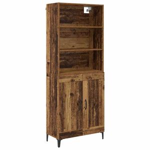 vidaXL Highboard 2 pcs &Pi;&alpha;&lambda;&alpha;&iota;ό &xi;ύ&lambda;&omicron; &Epsilon;&pi;&epsilon;&xi;&epsilon;&rho;&gamma;&alpha;&sigma;&mu;έ&nu;&omicron; &xi;ύ&lambda;&omicron;