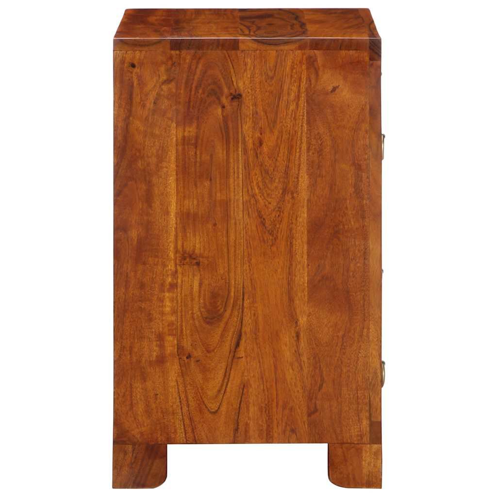 vidaXL Sideboard Πολύχρωμο 50x35x60 μασίφ ξύλο ακακίας