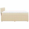 vidaXL &Kappa;&rho;&epsilon;&beta;ά&tau;&iota; Boxspring &mu;&epsilon; &Sigma;&tau;&rho;ώ&mu;&alpha; &Kappa;&rho;&epsilon;&mu; 140x190 &epsilon;&kappa;. &Upsilon;&phi;&alpha;&sigma;&mu;ά&tau;&iota;&nu;&omicron;