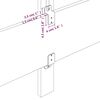 vidaXL Κεφαλάρι με Πτερύγια Κρεμ 103x16x78/88 εκ. Υφασμάτινο