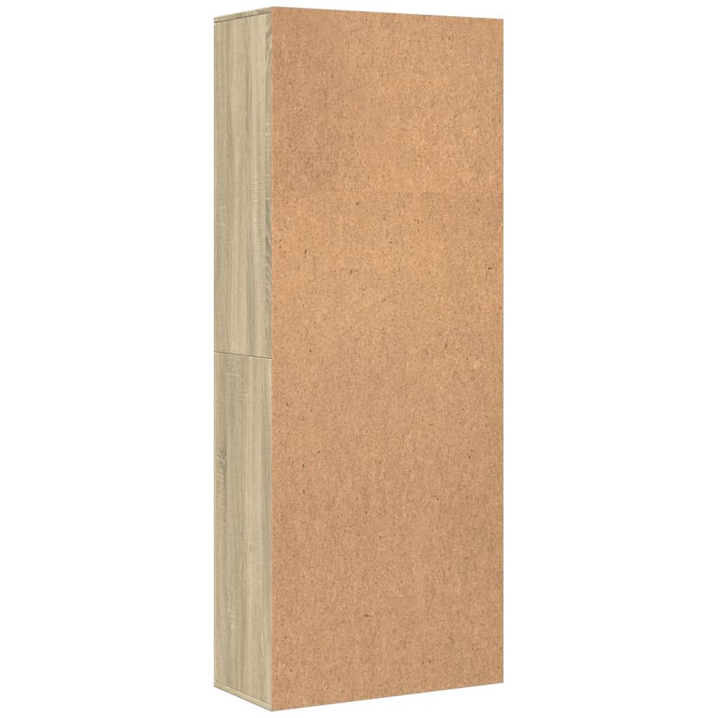 vidaXL Ντουλάπι Sonoma Δρυς 70x35x180 εκ. από Επεξεργασμένο Ξύλο