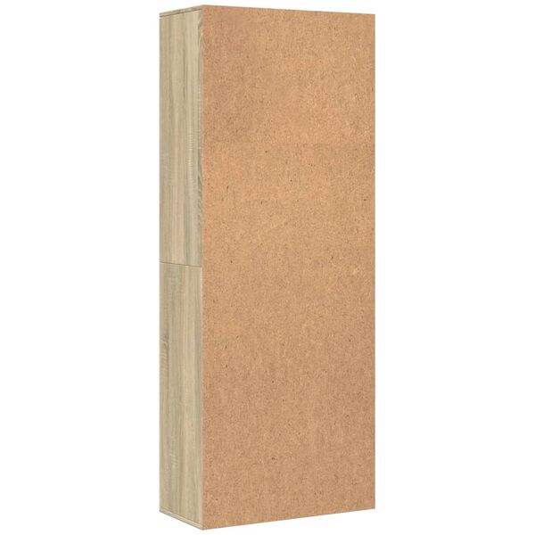 vidaXL Ντουλάπι Sonoma Δρυς 70x35x180 εκ. από Επεξεργασμένο Ξύλο