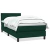 vidaXL Box Spring &kappa;&rho;&epsilon;&beta;ά&tau;&iota; &mu;&epsilon; &sigma;&tau;&rho;ώ&mu;&alpha; &sigma;&kappa;&omicron;ύ&rho;&omicron; &pi;&rho;ά&sigma;&iota;&nu;&omicron; 80x220&epsilon;&kappa;. &Beta;&epsilon;&lambda;&omicron;ύ&delta;&iota;&nu;&omicron;