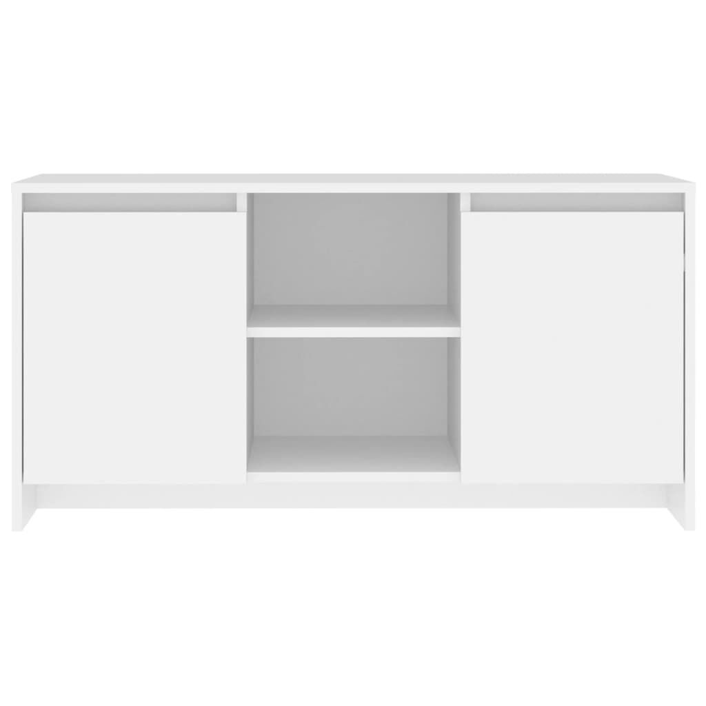 vidaXL Έπιπλο Τηλεόρασης Λευκό 102 x 37,5 x 52,5 εκ. από Επεξ. Ξύλο