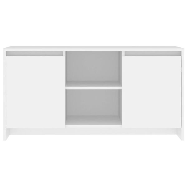 vidaXL Έπιπλο Τηλεόρασης Λευκό 102 x 37,5 x 52,5 εκ. από Επεξ. Ξύλο