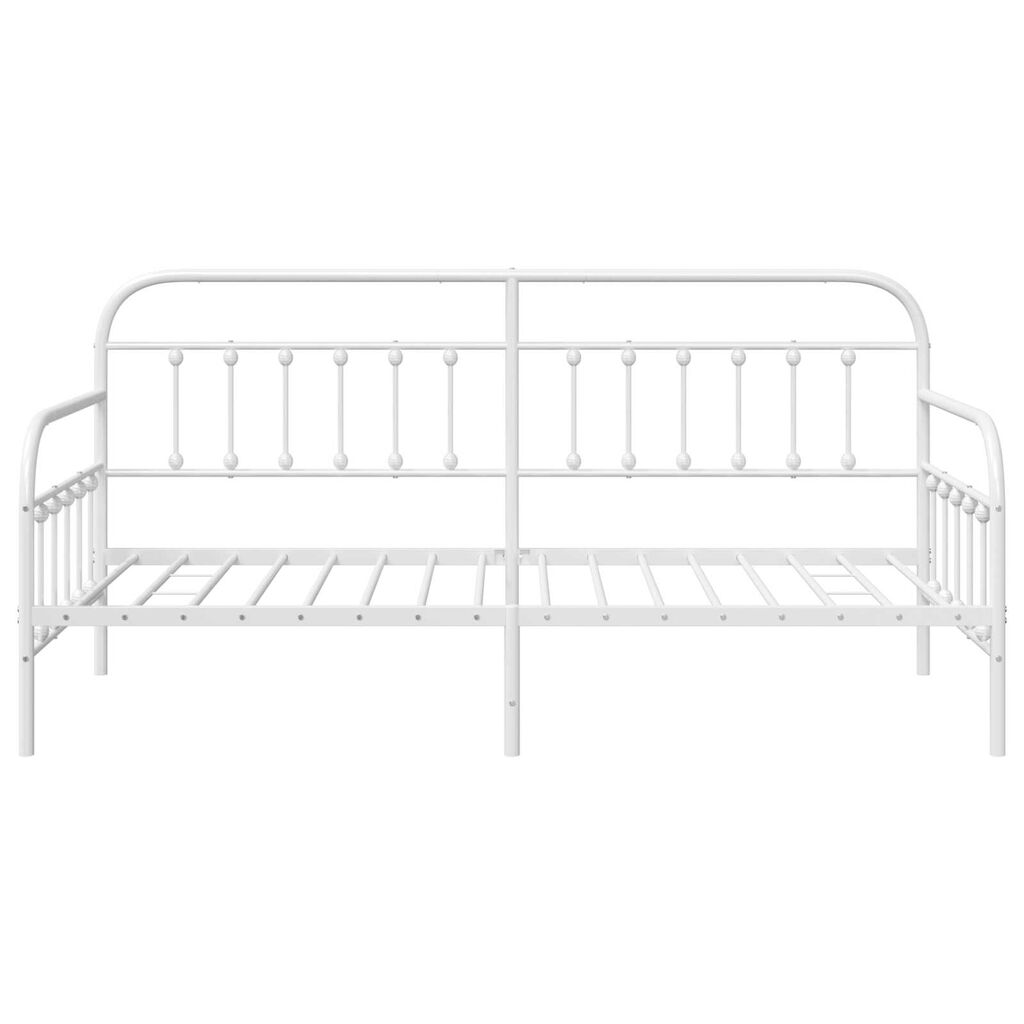 vidaXL Σκελετός Ημέρας Λευκός 100x200 cm Χάλυβας