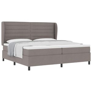 vidaXL &Kappa;&rho;&epsilon;&beta;ά&tau;&iota; &mu;&epsilon; &epsilon;&lambda;&alpha;&tau;ή&rho;&iota;&alpha; &mu;&epsilon; &sigma;&tau;&rho;ώ&mu;&alpha; Taupe 200 x 200 cm ύ&phi;&alpha;&sigma;&mu;&alpha;