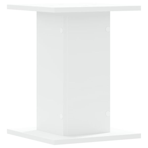 vidaXL Βάσεις Φυτών 2 τεμ. Λευκές 30x30x40 εκ. από Επεξεργασμένο Ξύλο