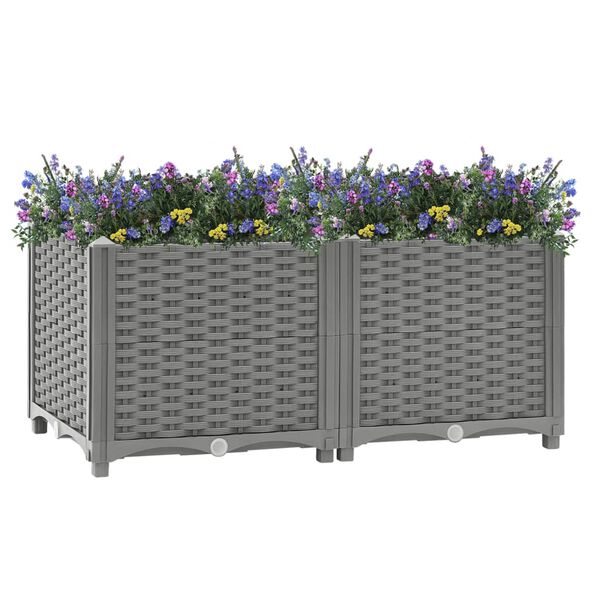 vidaXL Ζαρντινιέρα 80 x 40 x 38 εκ. από Πολυπροπυλένιο