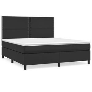 vidaXL &Kappa;&rho;&epsilon;&beta;ά&tau;&iota; Boxspring &mu;&epsilon; &Sigma;&tau;&rho;ώ&mu;&alpha; &Mu;&alpha;ύ&rho;&omicron; 180x200&epsilon;&kappa;.&alpha;&pi;ό &Sigma;&upsilon;&nu;&theta;&epsilon;&tau;&iota;&kappa;ό &Delta;έ&rho;&mu;&alpha;