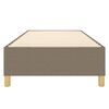 vidaXL Σκελετός Κρεβατιού Χωρίς Στρώμα Taupe 90x200 εκ. Υφασμάτινο