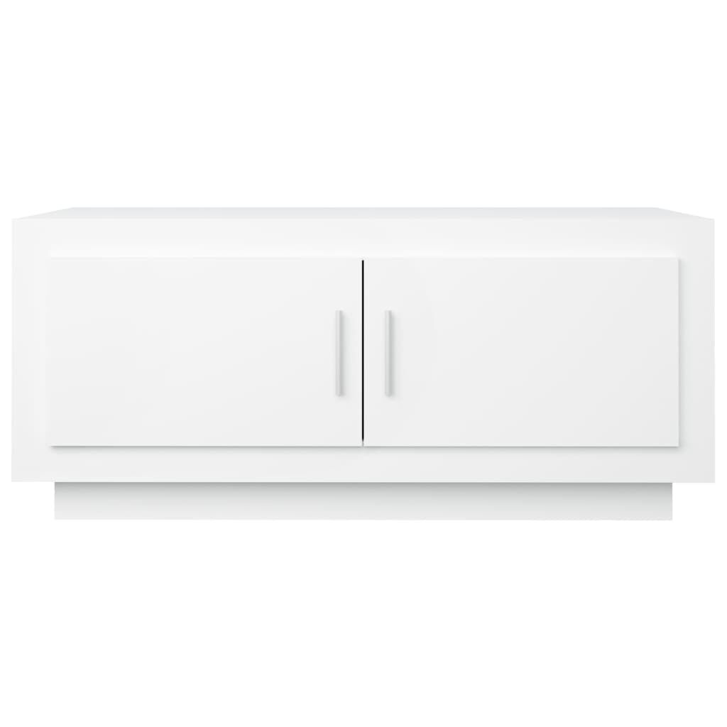 vidaXL Τραπεζάκι Σαλονιού Λευκό 102x50x45 εκ. από Επεξεργασμένο Ξύλο