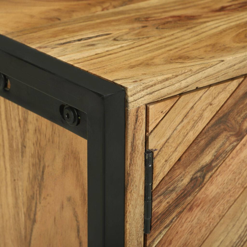 vidaXL Γραφείο Τηλεόρασης 110x30x50 εκ Μασίφ Ξύλο Ακακίας