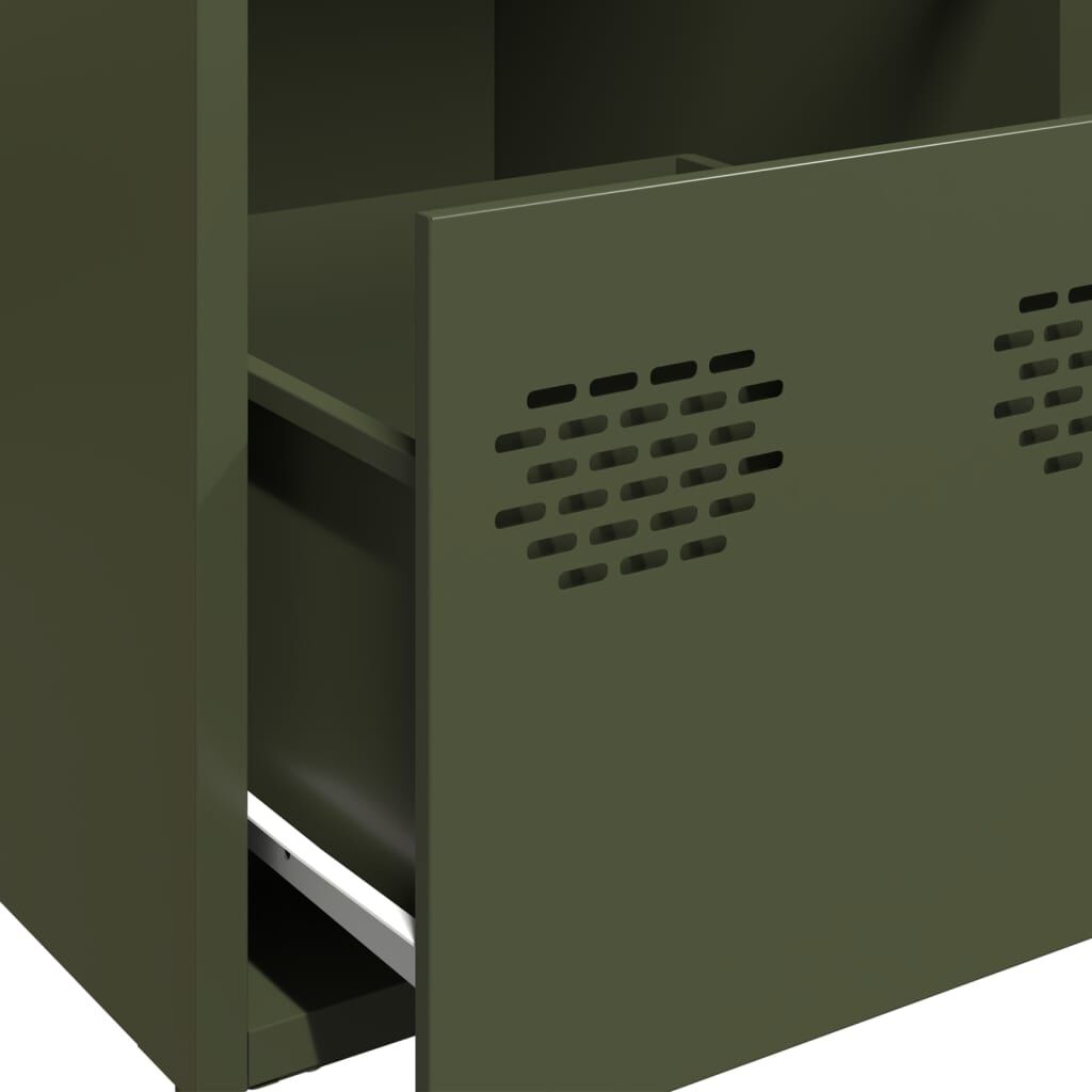 vidaXL Ντουλάπι Λαδί 68x39x73,5 εκ. από Χάλυβα Ψυχρής Έλασης