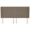vidaXL &Kappa;&epsilon;&phi;&alpha;&lambda;ά&rho;&iota; &mu;&epsilon; &Pi;&tau;&epsilon;&rho;ύ&gamma;&iota;&alpha; Taupe 183x23x118/128 &epsilon;&kappa;. &Upsilon;&phi;&alpha;&sigma;&mu;ά&tau;&iota;&nu;&omicron;
