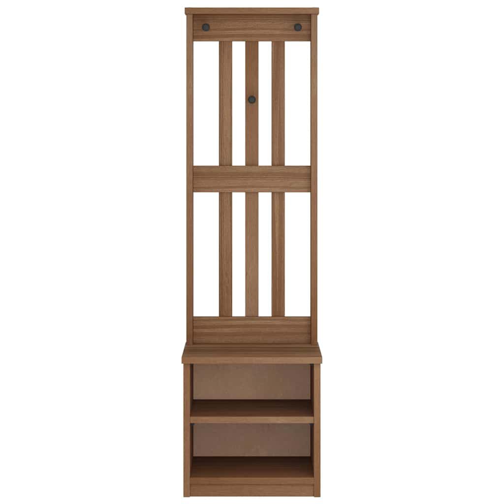 vidaXL Δέντρο χωλ "SANDENS" 45x40x159,5 εκ.Πεύκο μασίφ ξύλο