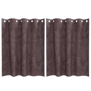 vidaXL &Beta;&epsilon;&lambda;&omicron;ύ&delta;&iota;&nu;&epsilon;&sigmaf; &Kappa;&omicron;&upsilon;&rho;&tau;ί&nu;&epsilon;&sigmaf; 2 &tau;&mu;&chi;. &Kappa;&alpha;&phi;έ 140 x 140 cm &Beta;&epsilon;&lambda;&omicron;ύ&delta;&omicron;