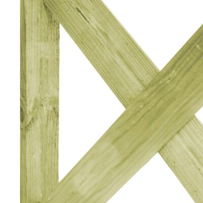 vidaXL Πέργκολα Είσοδος-Αψίδα 135x45x232 εκ Πράσινο Εμποτ. Ξύλο Πεύκου