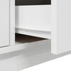 ντουλάπι τηλεόρασης vidaXL με φώτα LED Λευκό 100x41x50 cm