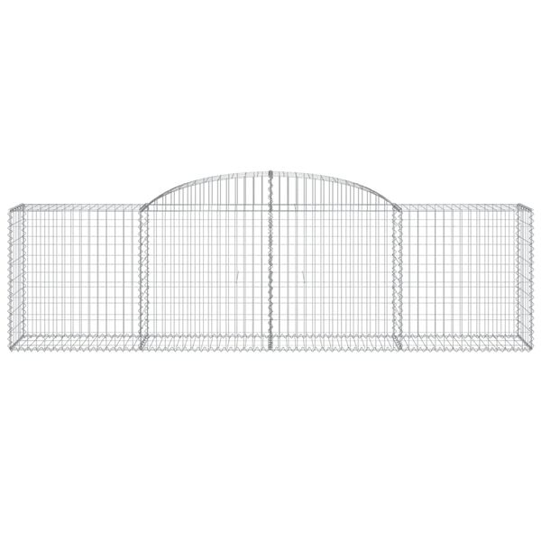 vidaXL Συρματοκιβώτια Τοξωτά 20 τεμ. 300x50x80/100 εκ. Γαλβαν. Ατσάλι