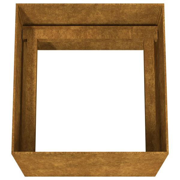 vidaXL Ζαρντινιέρα 40 x 41 x 40 εκ. από Ατσάλι Corten