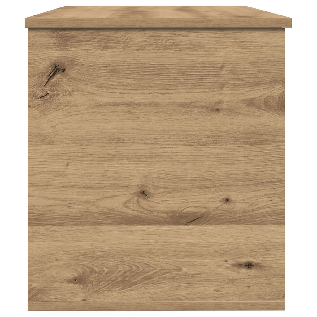 Κουτί αποθήκευσης vidaXL με καπάκι Artisan Oak 100x42x46 εκ. από Κατασκευασμένο Ξύλο