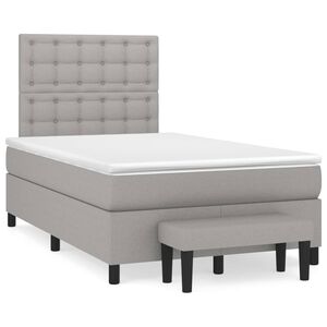 vidaXL &Kappa;&rho;&epsilon;&beta;ά&tau;&iota; Boxspring &mu;&epsilon; &Sigma;&tau;&rho;ώ&mu;&alpha; &Alpha;&nu;&omicron;&iota;&chi;&tau;ό &Gamma;&kappa;&rho;&iota; 120x200 &epsilon;&kappa;. &Upsilon;&phi;&alpha;&sigma;&mu;ά&tau;&iota;&nu;&omicron;
