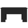 vidaXL Τραπεζάκι Σαλονιού Μαύρο 79 x 49 x 41 εκ. Επεξεργασμένο Ξύλο