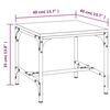 vidaXL Βοηθητικό Τραπέζι Sonoma Δρυς 40x40x35 εκ. Επεξεργασμένο Ξύλο