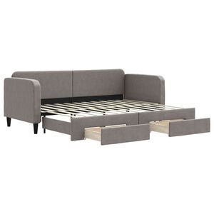 vidaXL &Kappa;&alpha;&nu;&alpha;&pi;έ&sigmaf; &Kappa;&rho;&epsilon;&beta;ά&tau;&iota; &Sigma;&upsilon;&rho;ό&mu;&epsilon;&nu;&omicron;&sigmaf; Taupe 80x200 &epsilon;&kappa;. &Upsilon;&phi;&alpha;&sigma;&mu;ά&tau;&iota;&nu;&omicron;&sigmaf; &Sigma;&upsilon;&rho;&tau;ά&rho;&iota;&alpha;