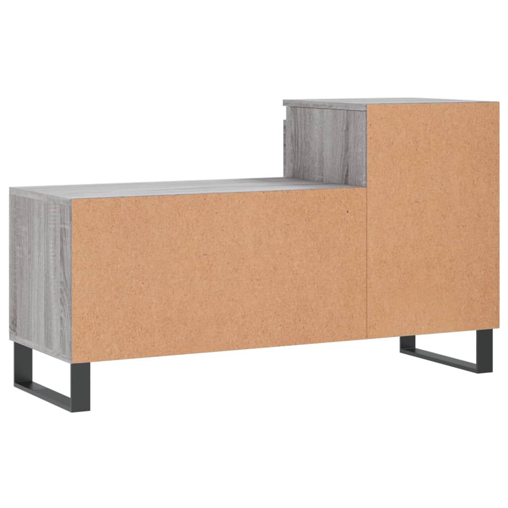 vidaXL Παπουτσοθήκη Γκρι Sonoma 102x36x60 εκ. από Επεξεργασμένο Ξύλο