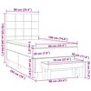 vidaXL &Kappa;&rho;&epsilon;&beta;ά&tau;&iota; Boxspring &mu;&epsilon; &Sigma;&tau;&rho;ώ&mu;&alpha; Taupe 90x190 &epsilon;&kappa;.&Upsilon;&phi;&alpha;&sigma;&mu;ά&tau;&iota;&nu;&omicron;