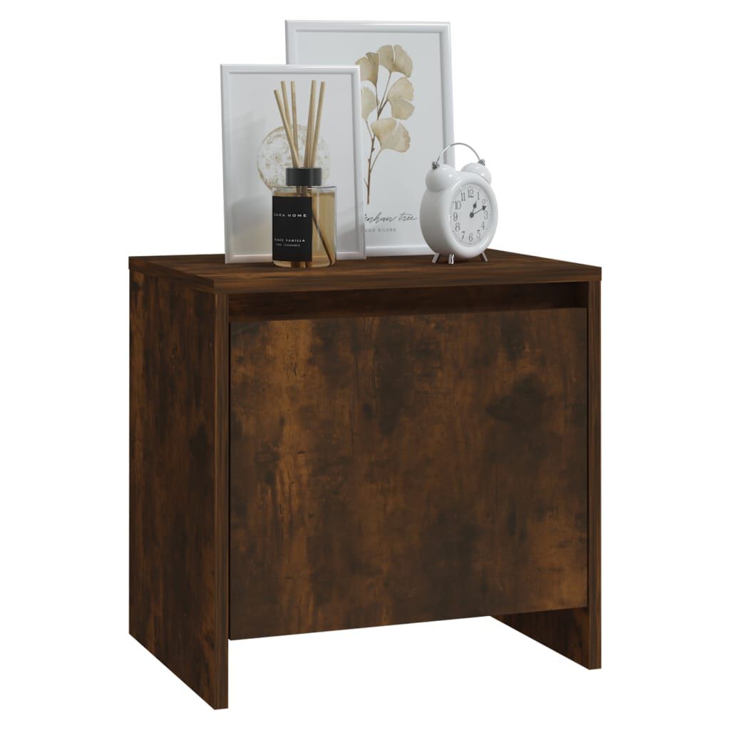 vidaXL Κομοδίνα 2 Τεμ. Καπ. Δρυς 45x34x44,5 εκ. από Επεξεργασμένο Ξύλο