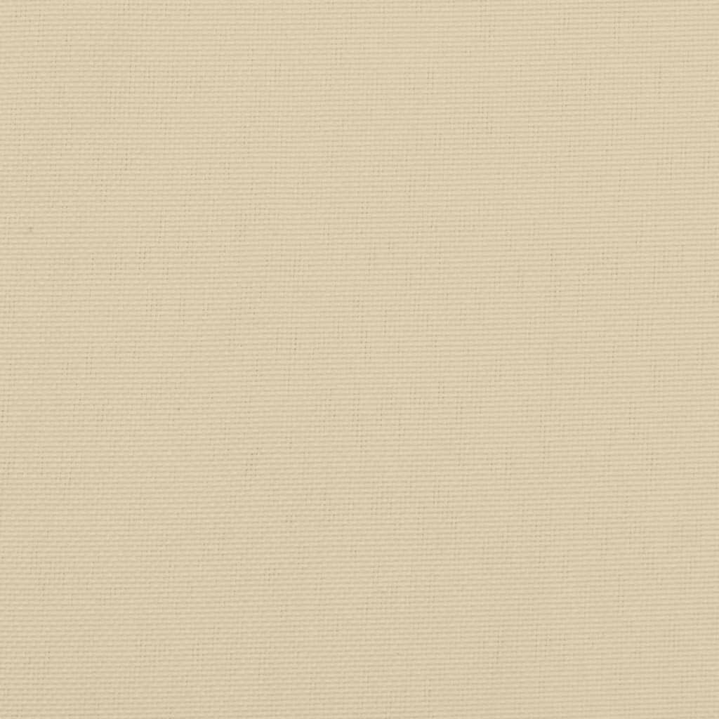 vidaXL Μαξιλάρια Καρέκλας Κήπου 2 τεμ. Μπεζ 50x50x7 εκ. Oxford Ύφασμα