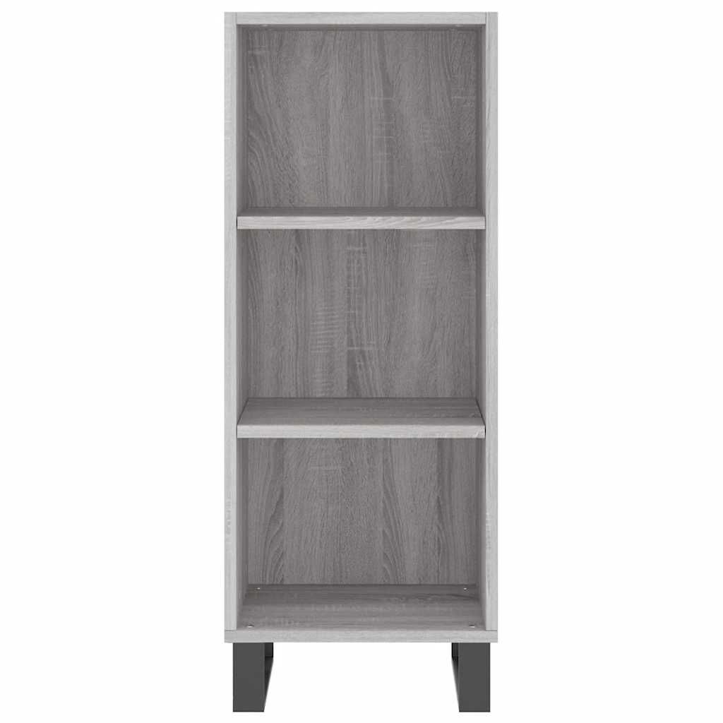 vidaXL Ντουλάπι Γκρι sonoma 34,5x32,5x90εκ. από Επεξεργασμένο Ξύλο