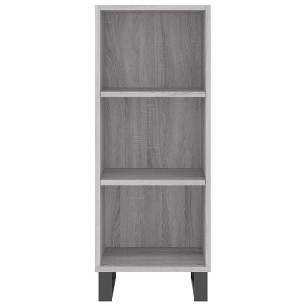 vidaXL Ντουλάπι Γκρι sonoma 34,5x32,5x90εκ. από Επεξεργασμένο Ξύλο