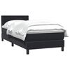 vidaXL &Kappa;&rho;&epsilon;&beta;ά&tau;&iota; Boxspring &mu;&epsilon; &Sigma;&tau;&rho;ώ&mu;&alpha; &Mu;&alpha;ύ&rho;&omicron; 90x210 &epsilon;&kappa;. &Beta;&epsilon;&lambda;&omicron;ύ&delta;&iota;&nu;&omicron;