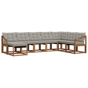 vidaXL &Sigma;&epsilon;&iota;&rho;ά &Kappa;&alpha;&nu;&alpha;&pi;έ &Epsilon;&xi;&omega;&tau;&epsilon;&rho;&iota;&kappa;&omicron;ύ 8 pcs &Phi;&upsilon;&sigma;&iota;&kappa;ό &kappa;&alpha;&iota; &Alpha;&nu;&omicron;&iota;&chi;&tau;ό &Gamma;&kappa;&rho;&iota;