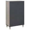vidaXL Highboard Γκρι και Χρυσό 60 x 33 x 100 εκ. Στερεό ξύλο μάνγκο
