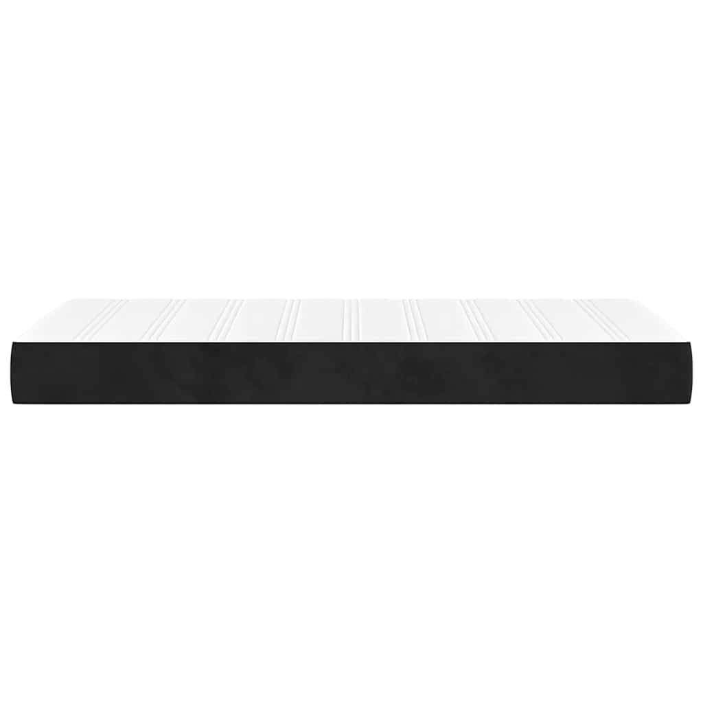 vidaXL Στρώμα με Pocket Springs Μαύρο 100x210x20 εκ. Βελούδινο