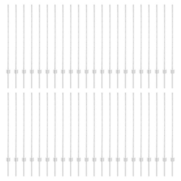 vidaXL Πό posts φράχτη 88 pcs Ασημί 160 cm Ατσάλι