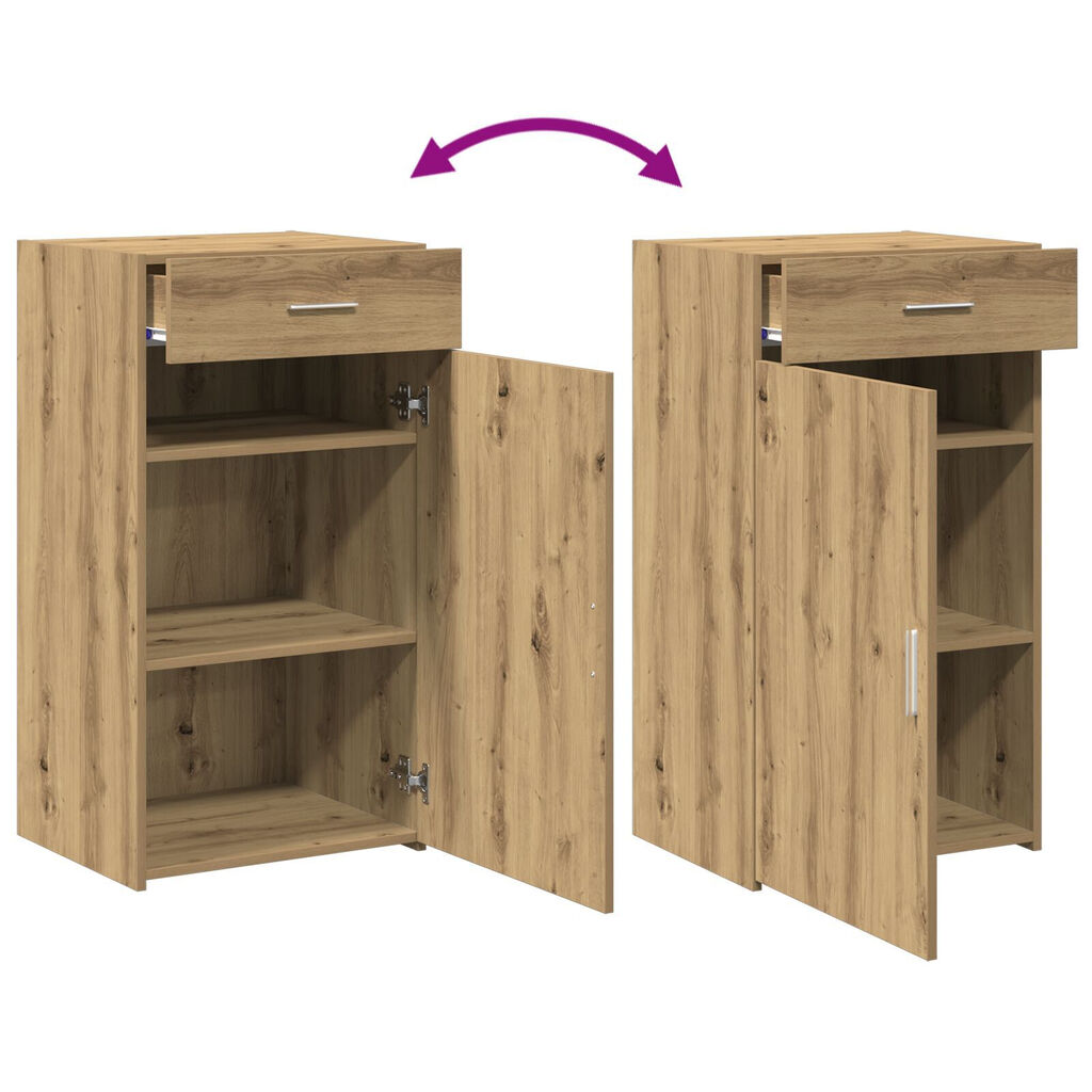 vidaXL Κονσόλα Artisan Δρυς 30x42,5x93 εκ. Κατασκευασμένη Ξυλεία