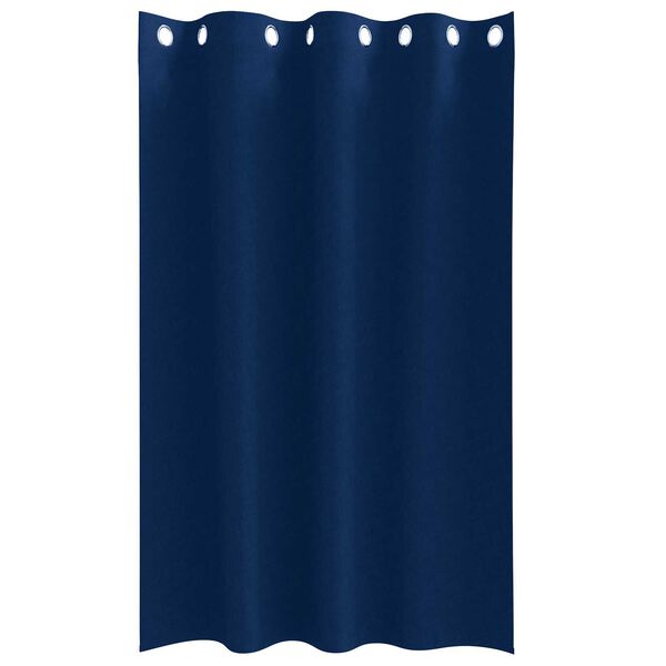vidaXL Κουρτίνες 2 pcs Σκούρο Μπλε 175 x 140 εκ. Πολυεστέρας