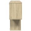 vidaXL Ράφι Τοίχου Sonoma Δρυς 100x20x53 εκ. από Επεξεργασμένο Ξύλο