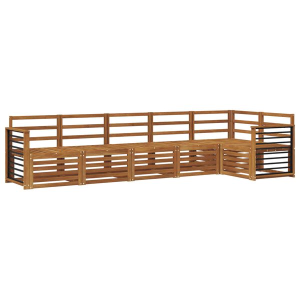 vidaXL &Sigma;&epsilon;&tau; &Kappa;&alpha;&nu;&alpha;&pi;έ 6 pcs &Phi;&upsilon;&sigma;&iota;&kappa;ό &Sigma;&tau;&epsilon;&rho;&epsilon;ό &Xi;ύ&lambda;&omicron; &Alpha;&kappa;&alpha;&kappa;ί&alpha;&sigmaf;