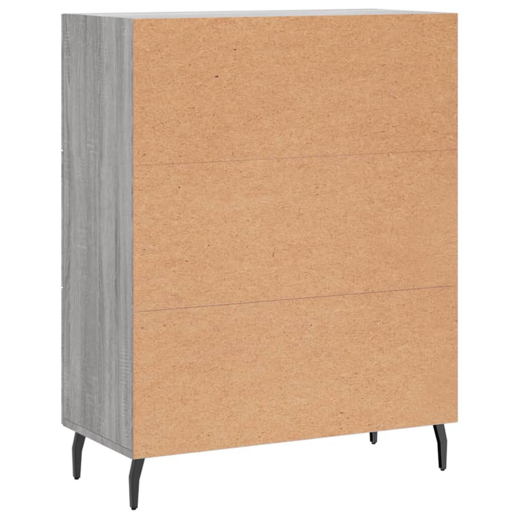 vidaXL Ντουλάπι Γκρι Sonoma 69,5 x 34 x 90 εκ. από Επεξεργασμένο Ξύλο